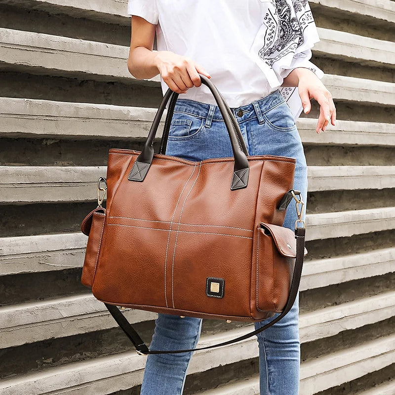 Ramona® | Bolsa tote grande de couro