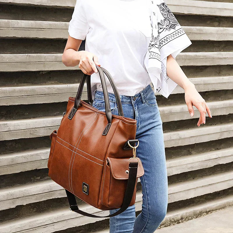 Ramona® | Bolsa tote grande de couro