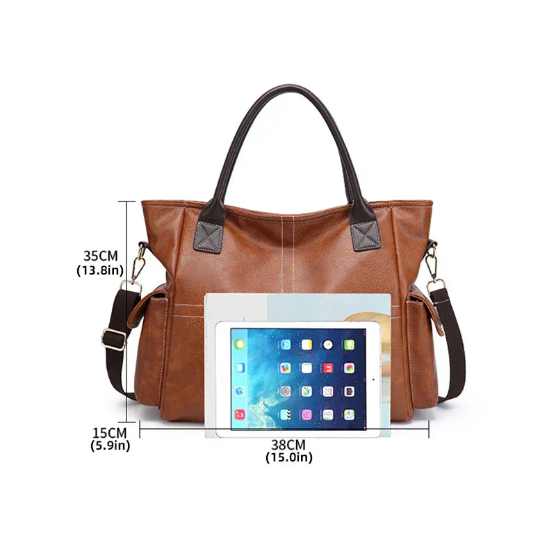 Ramona® | Bolsa tote grande de couro