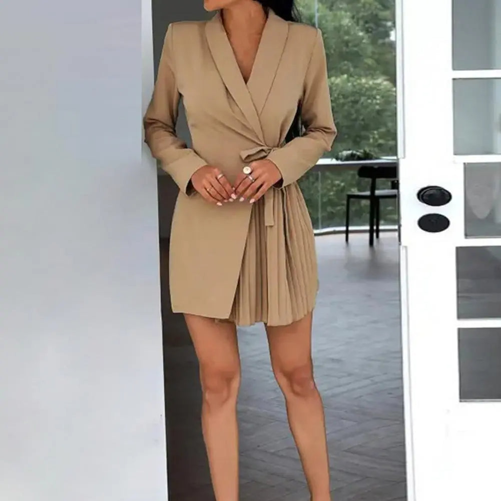 Aranza® | Vestido Blazer Sólido